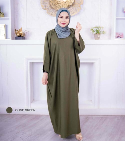 TALIA KAFTAN - OLIVE GREEN