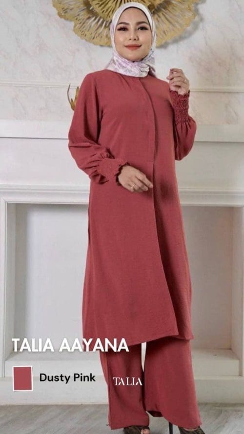 AAYANA SET DUSTY PINK
