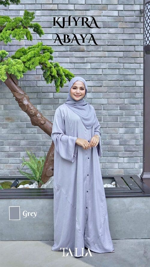 KHYRA ABAYA GREY