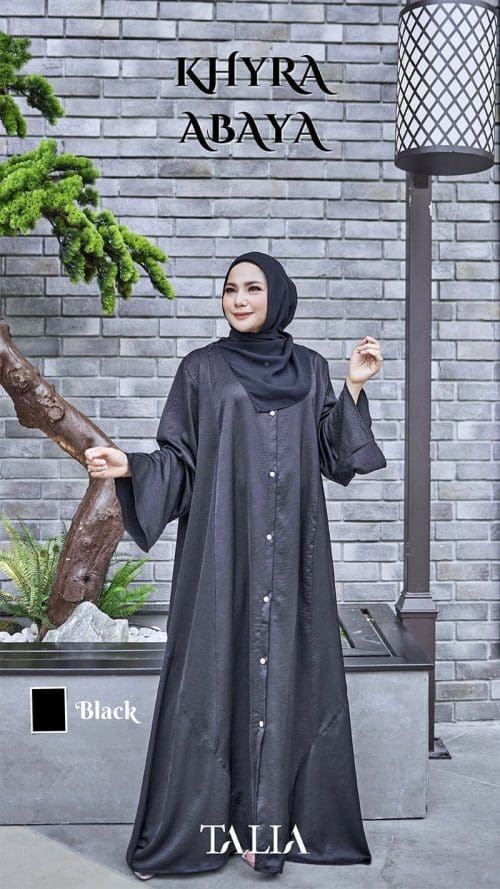 KHYRA ABAYA BLACK