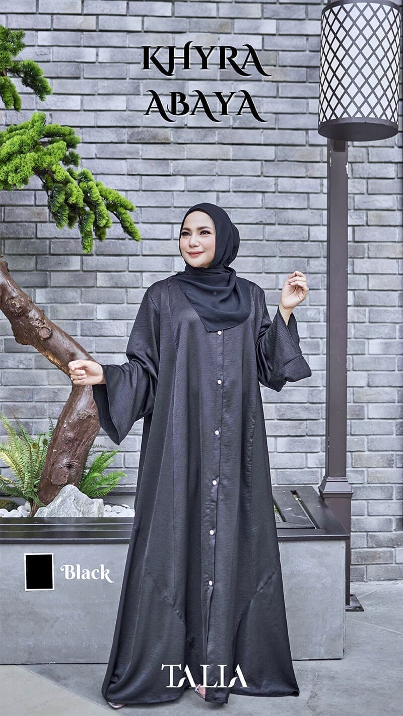 KHYRA ABAYA BLACK